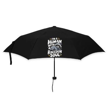 Raton laveur - Parapluie standard - noir - Devant