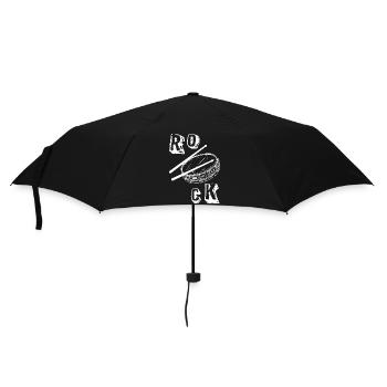 Musique - ROCK - Batterie - Batterie - Percussion - Parapluie standard - noir - Devant
