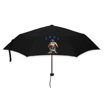 Cool rabbit - Umbrella (small) - black - Front