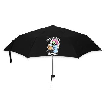Book lover reading session - Umbrella (small) - black - Front