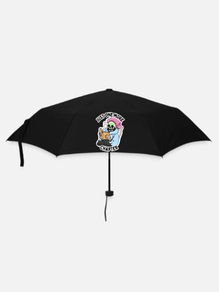 Lesestunde für Buchliebhaber - Regenschirm (klein) - Schwarz