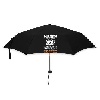 Espresso Coffee Caffeine Barista - Umbrella (small) - black - Front
