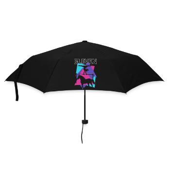 Don de gymnaste de saut pour le 11e anniversaire des chevaux - Parapluie standard - noir - Devant