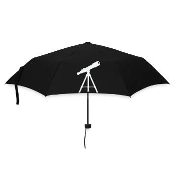Telescope on Tripod – Starry Night - Umbrella (small) - black - Front