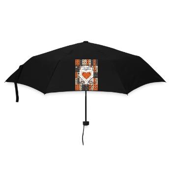Spannungsgesteuerte Seele. Synthie - Regenschirm (klein) - Schwarz - Vorne