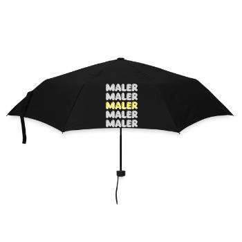 Beruf Maler - Regenschirm (klein) - Schwarz - Vorne