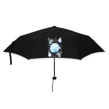 Capricorn Woman – Astrology Gift - Umbrella (small) - black - Front