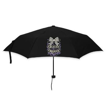 Salut délicat mais dramatique - Parapluie standard - noir - Devant