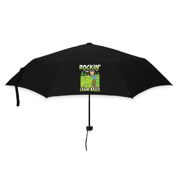 Petanque Petanque Geschenke für einen Petanque - Regenschirm (klein) - Schwarz - Vorne