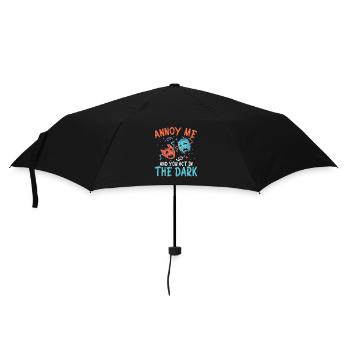 Annoy Me And You Act In The Dark - Regenschirm (klein) - Schwarz - Vorne