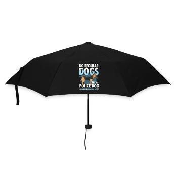 Do Regular Dogs See A Police Dog A Cop - Regenschirm (klein) - Schwarz - Vorne