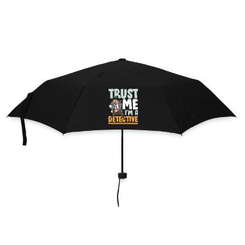 Trust Me I'm A Detective - Regenschirm (klein) - Schwarz - Vorne