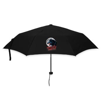 Thriller Nacht der Werwölfe und Mondscheinheulen - Regenschirm (klein) - Schwarz - Vorne