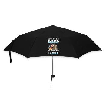 What Did The Philosopher Say I Wander - Regenschirm (klein) - Schwarz - Vorne