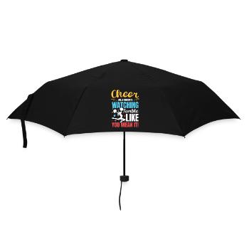 Cheer Like Nobody's Watching für eine cheerleader - Regenschirm (klein) - Schwarz - Vorne