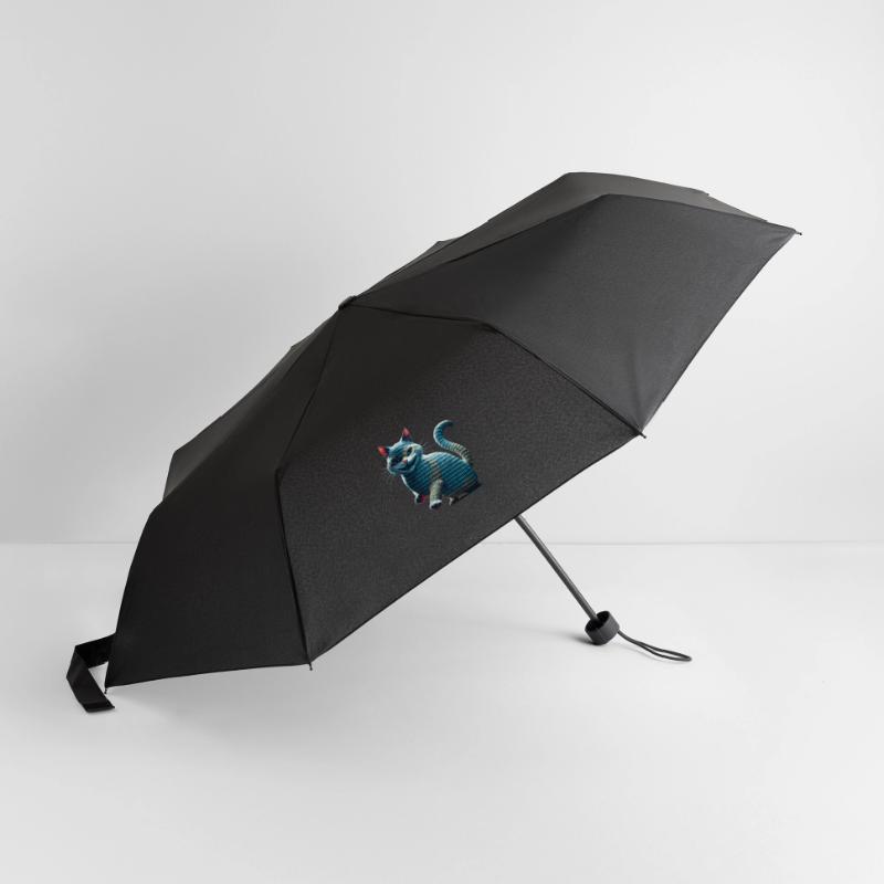 Tech cat avec code binaire pour les programmeurs et Parapluie standard