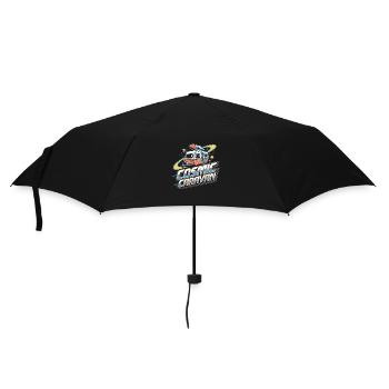 Cosmic Caravan Space Adventure for Explorers - Umbrella (small) - black - Front