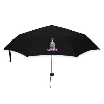 Casual look with style and confidence - Umbrella (small) - black - Front