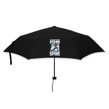 It's not about how you stand, but how you - Umbrella (small) - black - Front