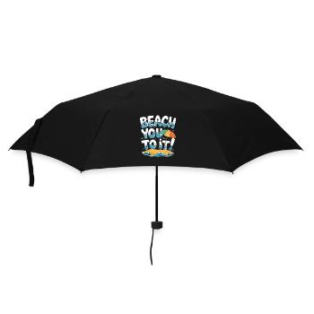 Beach You To It Summer Fun Vacation Beach - Umbrella (small) - black - Front