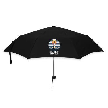 Na denn Man Tau Lighthouse Sunset Maritime - Umbrella (small) - black - Front