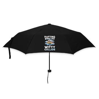 Rafting: Where wet and funny meet - Umbrella (small) - black - Front