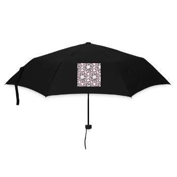 Mäuse - Regenschirm (klein) - Schwarz - Vorne