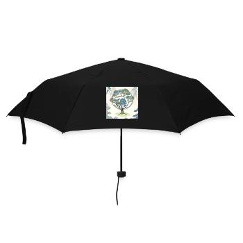 The World Tree - Nature Conservation & Environmental Protection - Umbrella (small) - black - Front