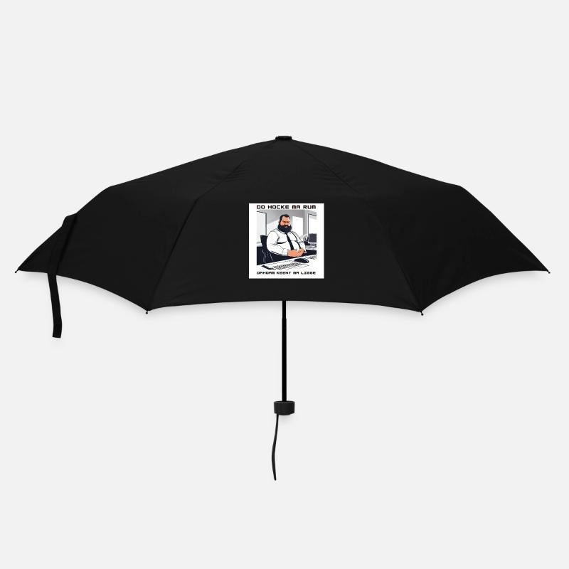 Demotivation Bürokollege - Regenschirm (klein) - Schwarz