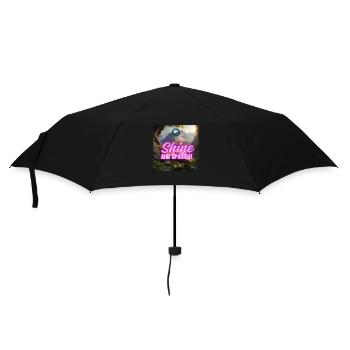 Smaragdgrüner Glanz und Funkeln - Regenschirm (klein) - Schwarz - Vorne