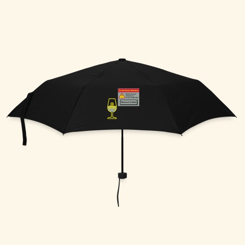 Whisky Spruch Pop-up Eiswarnung - Regenschirm (klein)