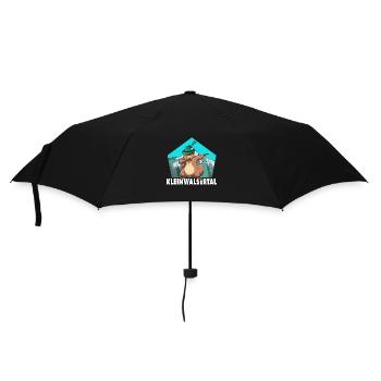 Kleinwalsertal Murmeltier für einen Walser - Regenschirm (klein) - Schwarz - Vorne