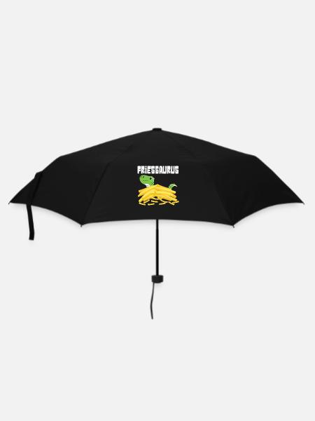 fries and dino Fries Gift - Umbrella (small) - black