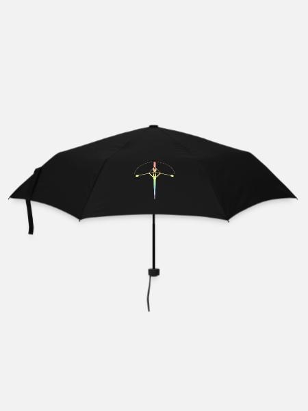 Rudern - Regenschirm (klein) - Schwarz