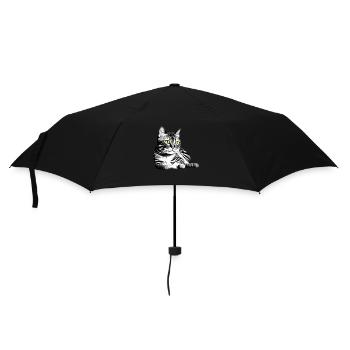 Bengalkatze Katzenbesitzer Kätzchen Bengalkätzchen - Regenschirm (klein) - Schwarz - Vorne