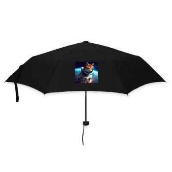 Shiba Inu in space - Umbrella (small) - black - Front