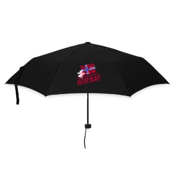 Élan de Norvège - Parapluie standard - noir - Devant