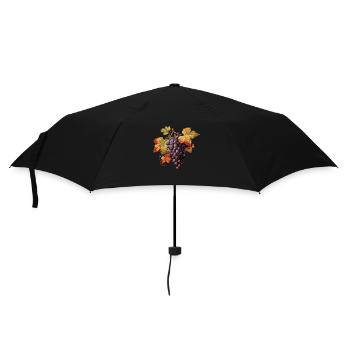 Grapes - Umbrella (small) - black - Front