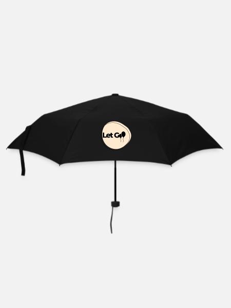 Let Go - Umbrella (small) - black