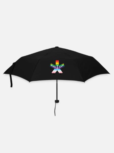 blockedTitle - Regenschirm (klein) - Schwarz