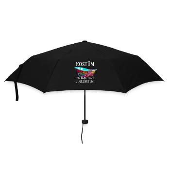 Kostüm Badewanne - ich lass mich volllaufen! - Regenschirm (klein) - Schwarz - Vorne