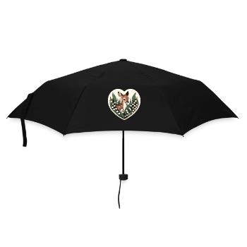 Muguet Fauve - Parapluie standard - noir - Devant