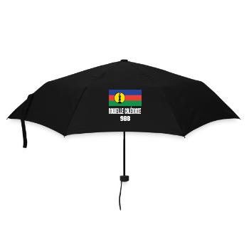 cadeau design kanak drapeau Nouvelle Calédonie - Parapluie standard - noir - Devant