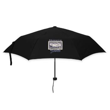 Marseille Aéropostale Jahrgang - Regenschirm (klein) - Schwarz - Vorne