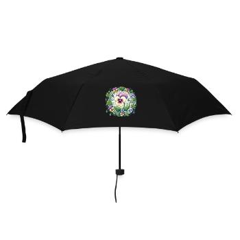 Pensée - Parapluie standard - noir - Devant