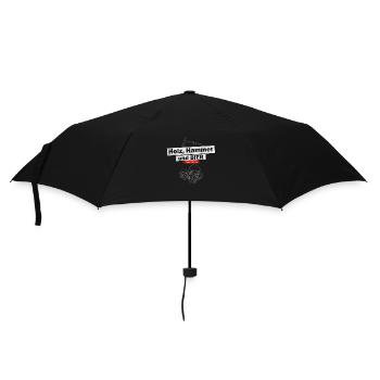 Zimmerer - Holz, Hammer und Bier - mein Alltag - Regenschirm (klein) - Schwarz - Vorne