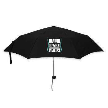 All Backs Matter Chiropractor Physical Therapist - Umbrella (small) - black - Front