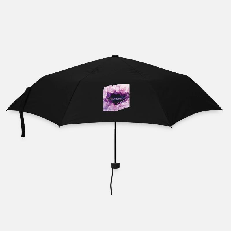 Abrakadabra Zauberformel im mystischen Amethyst - Regenschirm (klein) - Schwarz