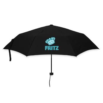 Gift for Fritz - Umbrella (small) - black - Front