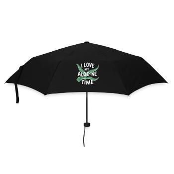 Aloe Vera Lovers and Introverts - Umbrella (small) - black - Front